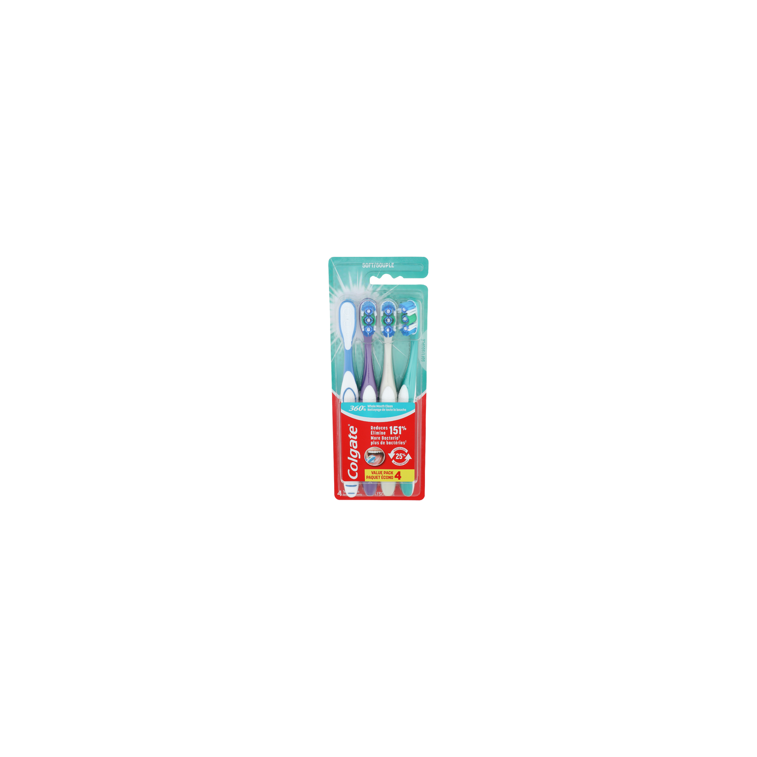 Colgate Soft Toothbrushes - 4 Count Image 1 of 2
