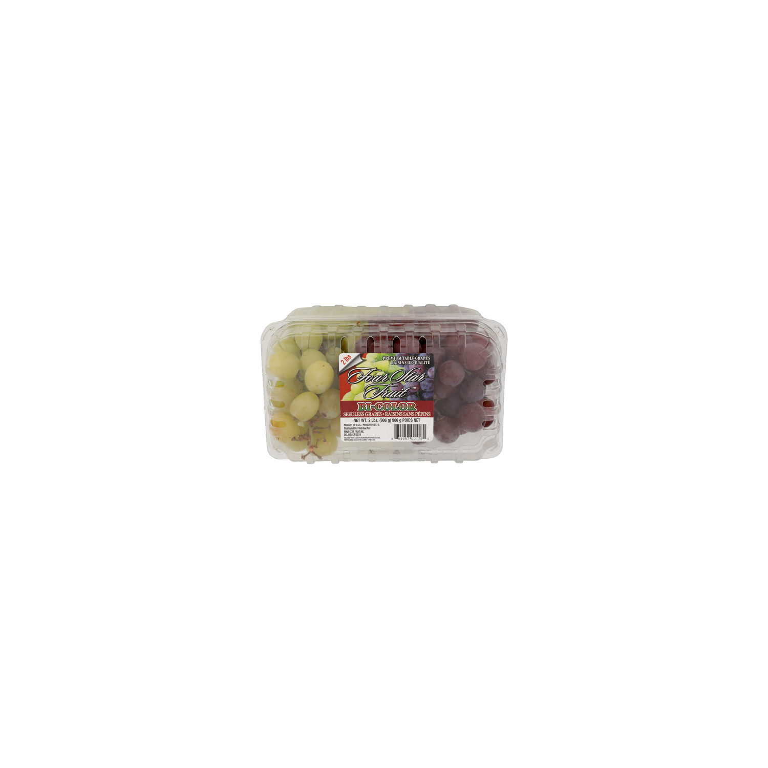 Bi-Color Red & Green Grapes - 2 Pound Image 1 of 2