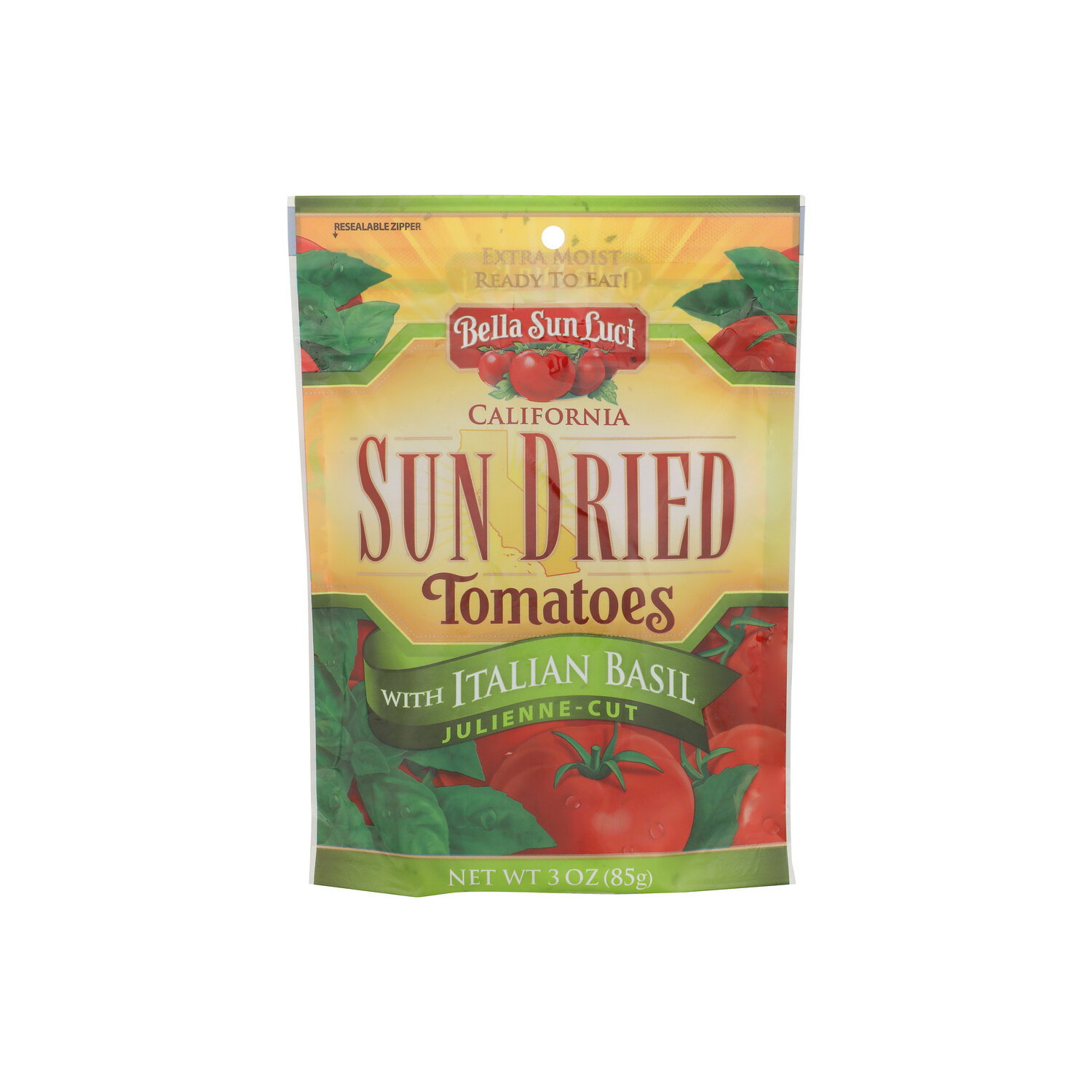 Bella Sun Luci Julienne-Cut Sun Dried Tomatoes Italian Basil - 3 Ounce Image 1 of 4