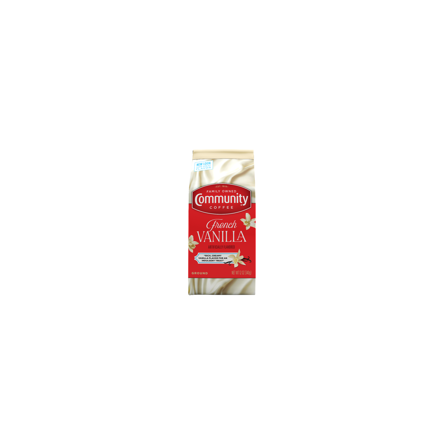 Community Coffee French Vanilla Medium Dark Roast Ground - 12 Ounce Image 1 of 3