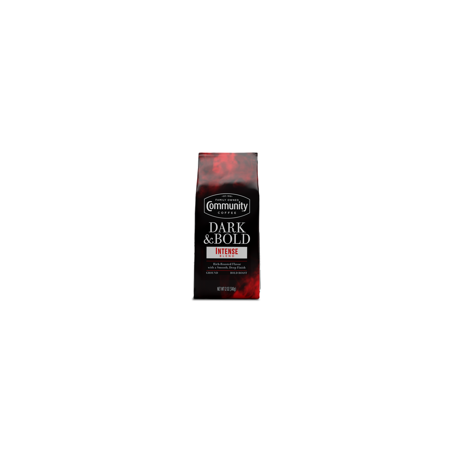 Community Coffee Dark & Bold Intense Blend Roast Grounds - 12 Ounce Image 1 of 2