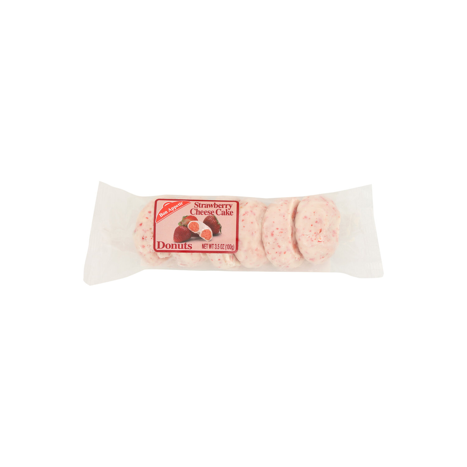 Bon Appetit Strawberry Cheese Cake Donuts - 3.5 Ounce Image 1 of 2