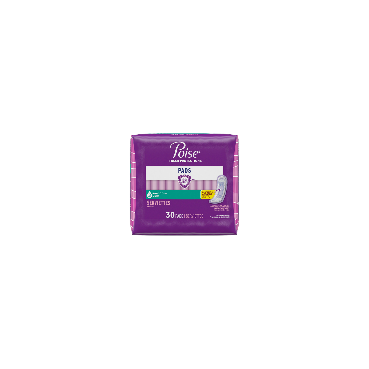 Poise Fresh Protection Light Absorbency Pads - 30 Count Image 1 of 2