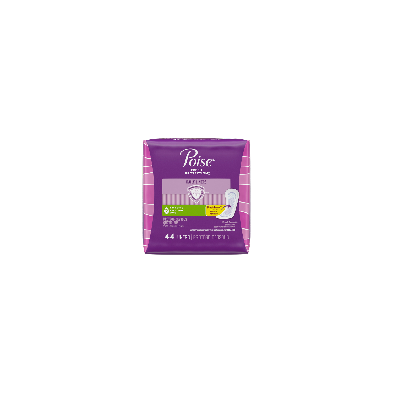 Poise Fresh Protection Very Light Daily Liners - 44 Count Image 1 of 2