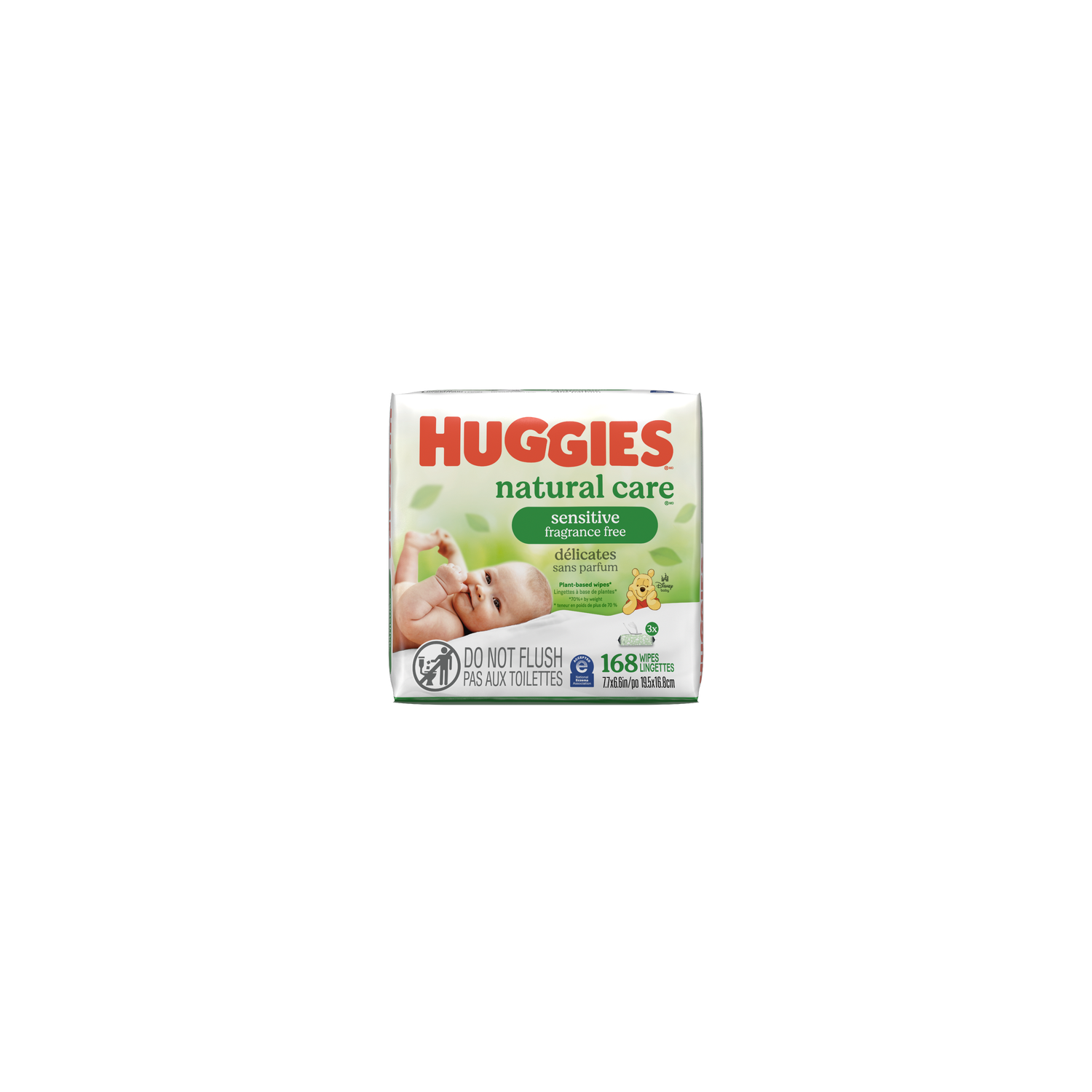 Huggies Natural Care Sensitive Fragrance Free Wipes - 56 Count - 3 Count Image 1 of 2
