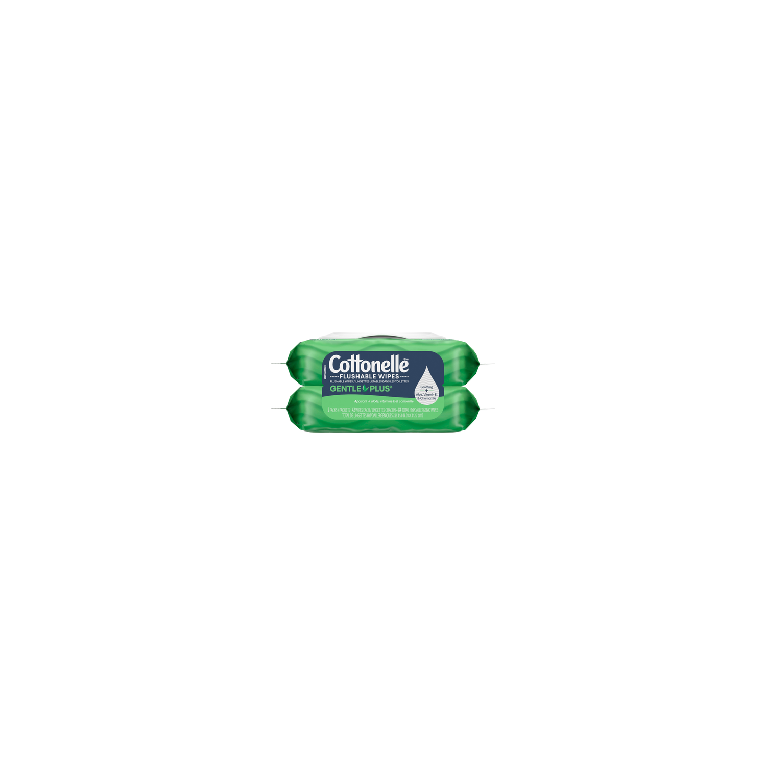 Cottonelle GentlePlus Flushable Wipes - 2 Count Image 1 of 2