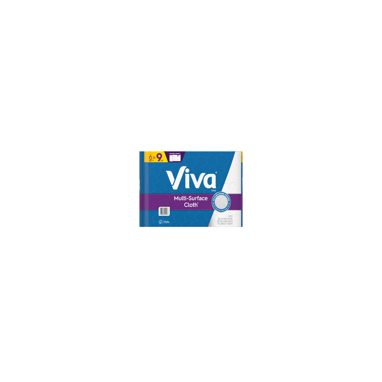 Viva Multi-Surface Paper Towels - 37.4 Square Foot - 6 Count Image 1 of 2