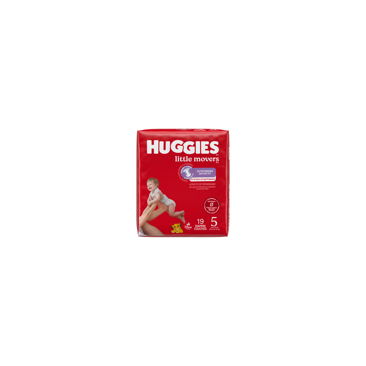 Huggies Little Movers Size 5 Diapers - 19 Count Image 1 of 2