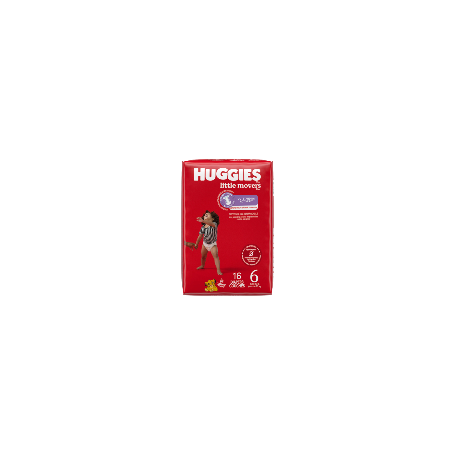 Huggies Little Movers Size 6 Diapers - 16 Count Image 1 of 2