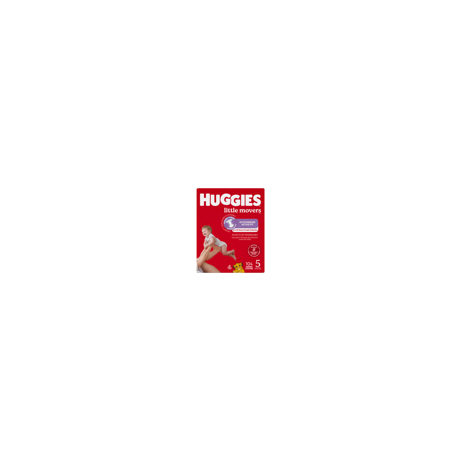 Huggies Little Movers Size 5 Diapers - 104 Count Image 1 of 2