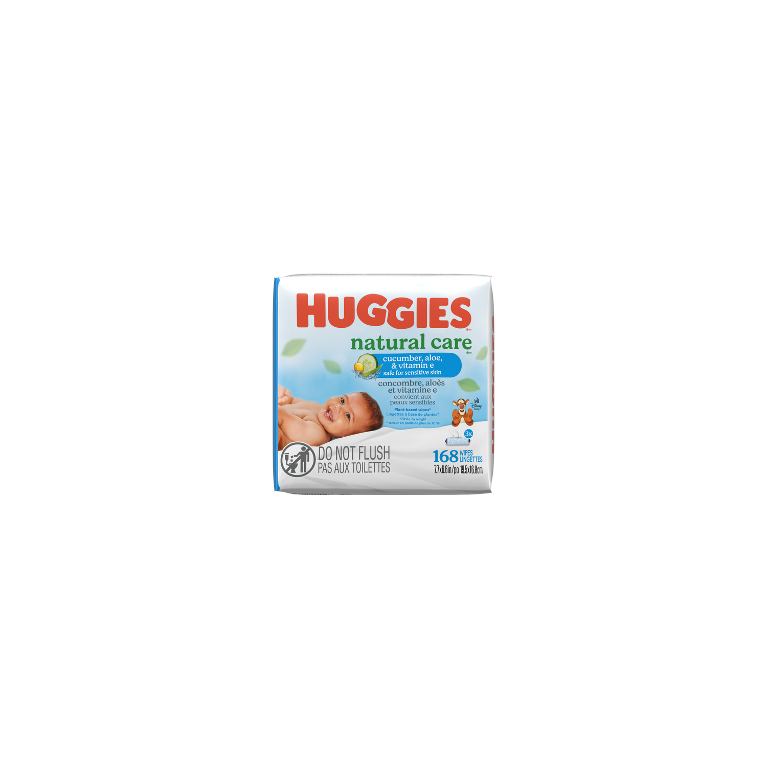 Huggies Natural Care Cucumber, Aloe & Vitamin E Wipes - 56 Count - 3 Count Image 1 of 2