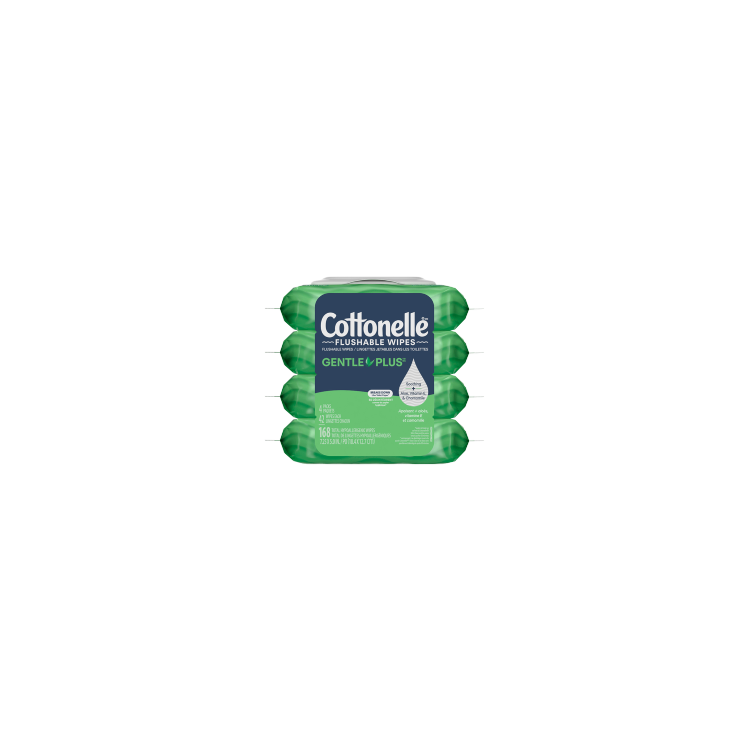 Cottonelle GentlePlus Flushable Wipes - 4 Count Image 1 of 2