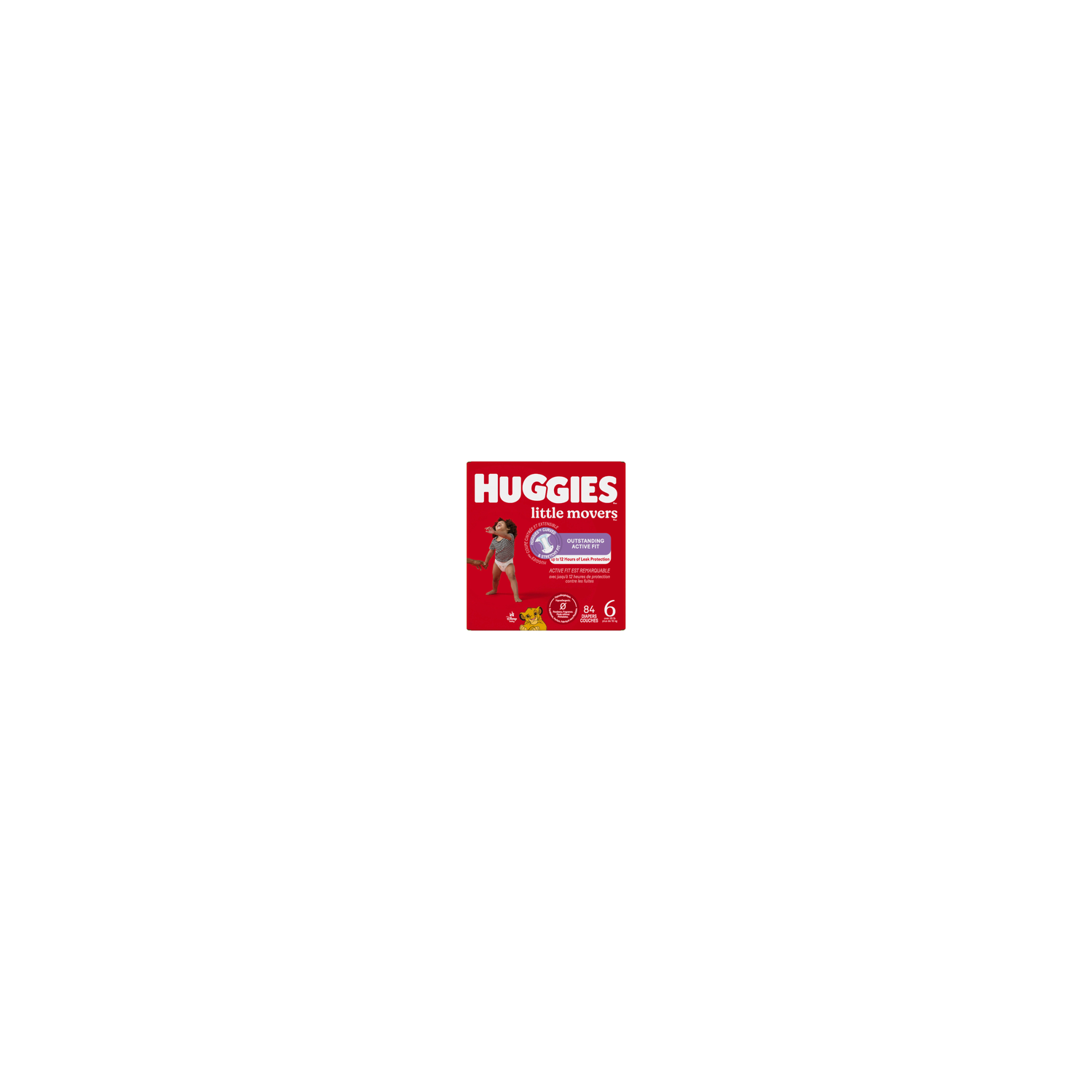 Huggies Little Movers Size 6 Diapers - 84 Count Image 1 of 2