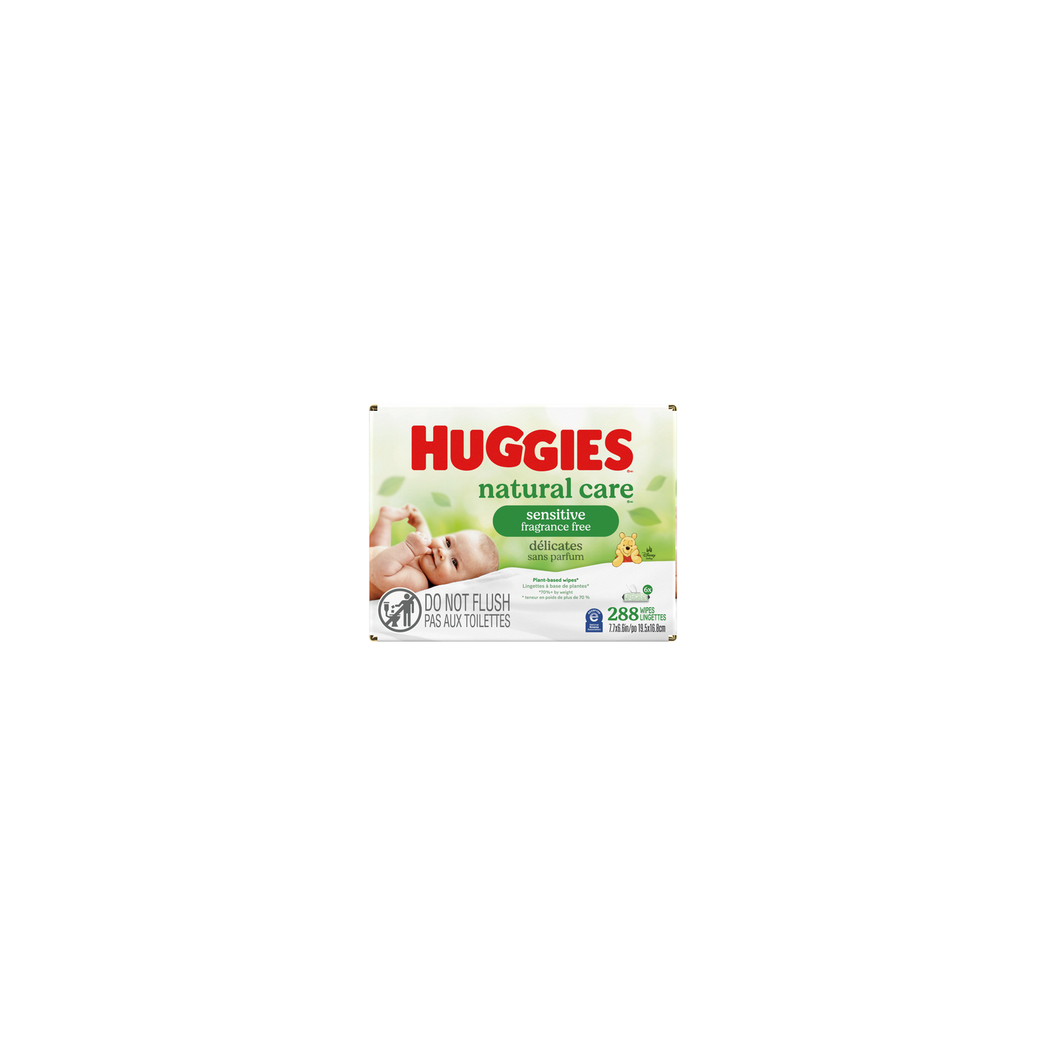 Huggies Natural Care Sensitive Fragrance Free - 48 Count - 6 Count Image 1 of 2