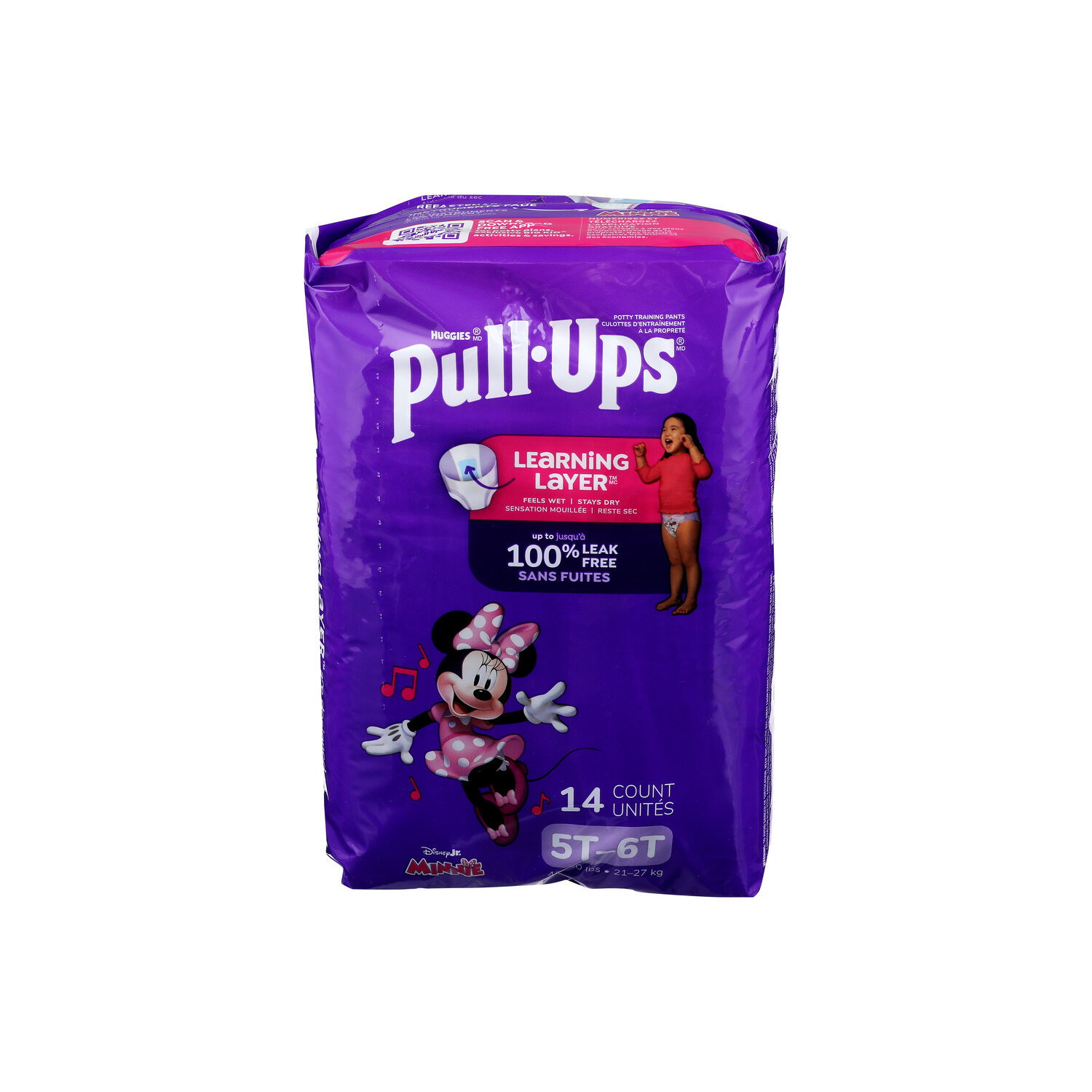 HUGGIES Pull-Ups Girls Potty Training Pants 5T-6T - 14 Count Image 1 of 3
