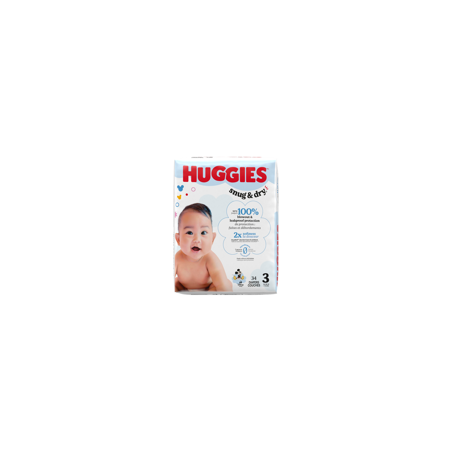 Huggies Snug & Dry Size 3 Diapers - 34 Count Image 1 of 2
