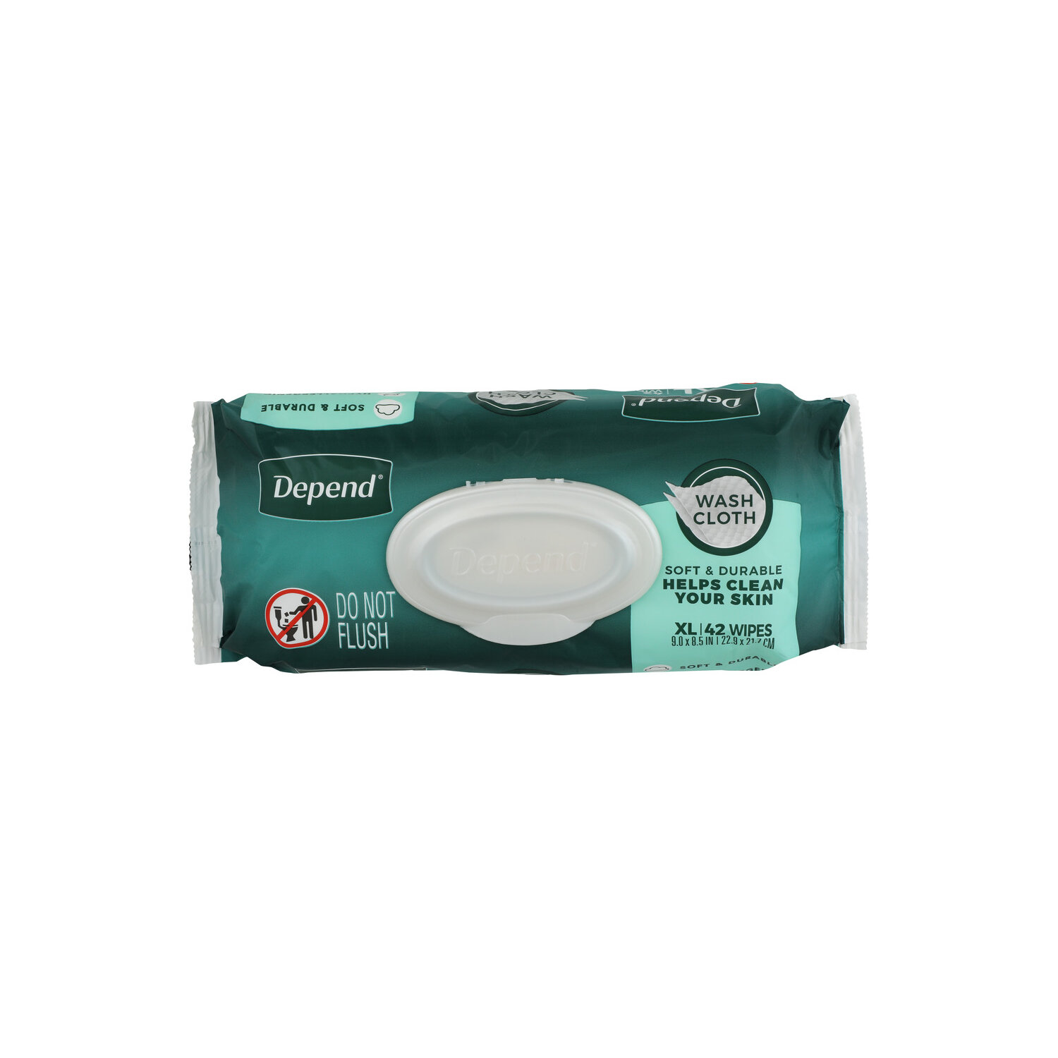Depend Disposable Washcloths - 42 Count Image 1 of 2
