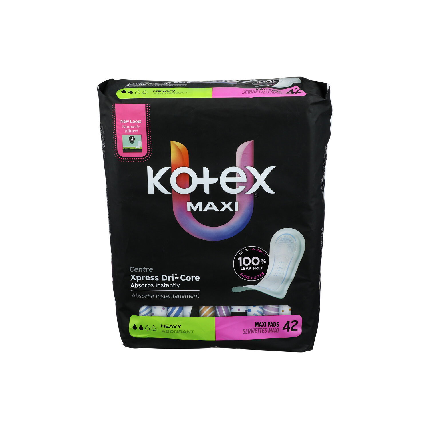 Kotex Heavy Absorbency Maxi Pads - 42 Count Image 1 of 3