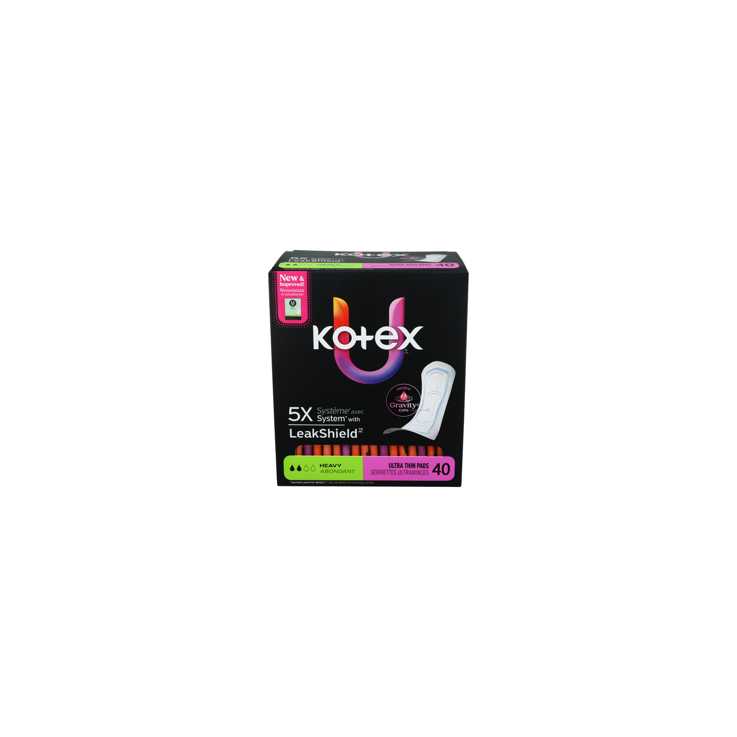 Kotex Heavy Ultra Thin Pads - 40 Count Image 1 of 3