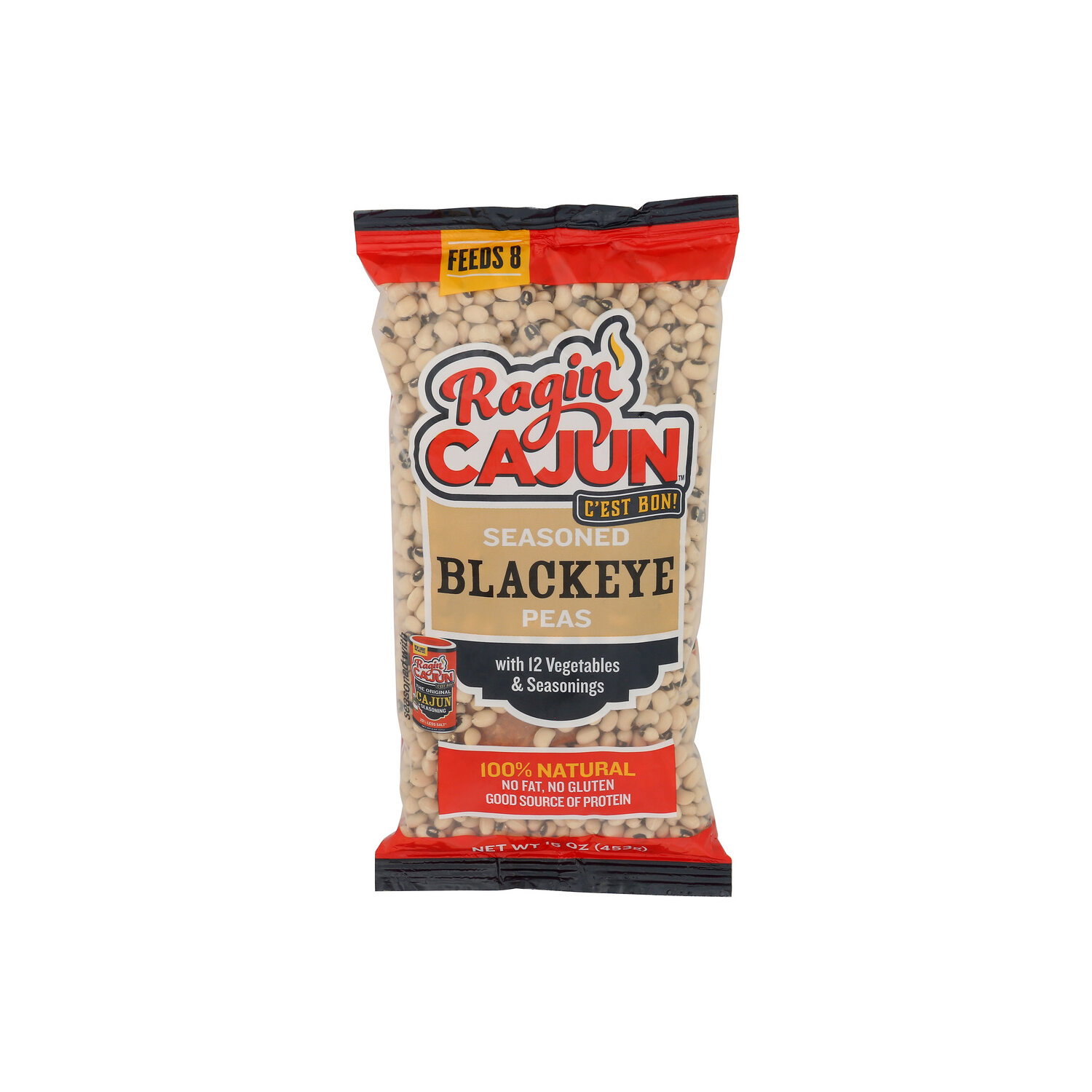 Ragin Cajun Tasty Seasoned Blackeye Peas - 16 Ounce Image 1 of 4