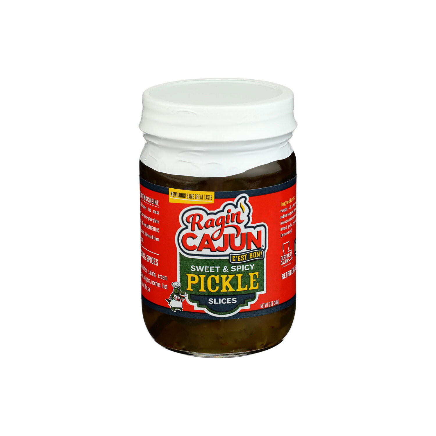 RAGIN' Cajun Sweet & Spicy Pickles - 12 Ounce Image 1 of 4