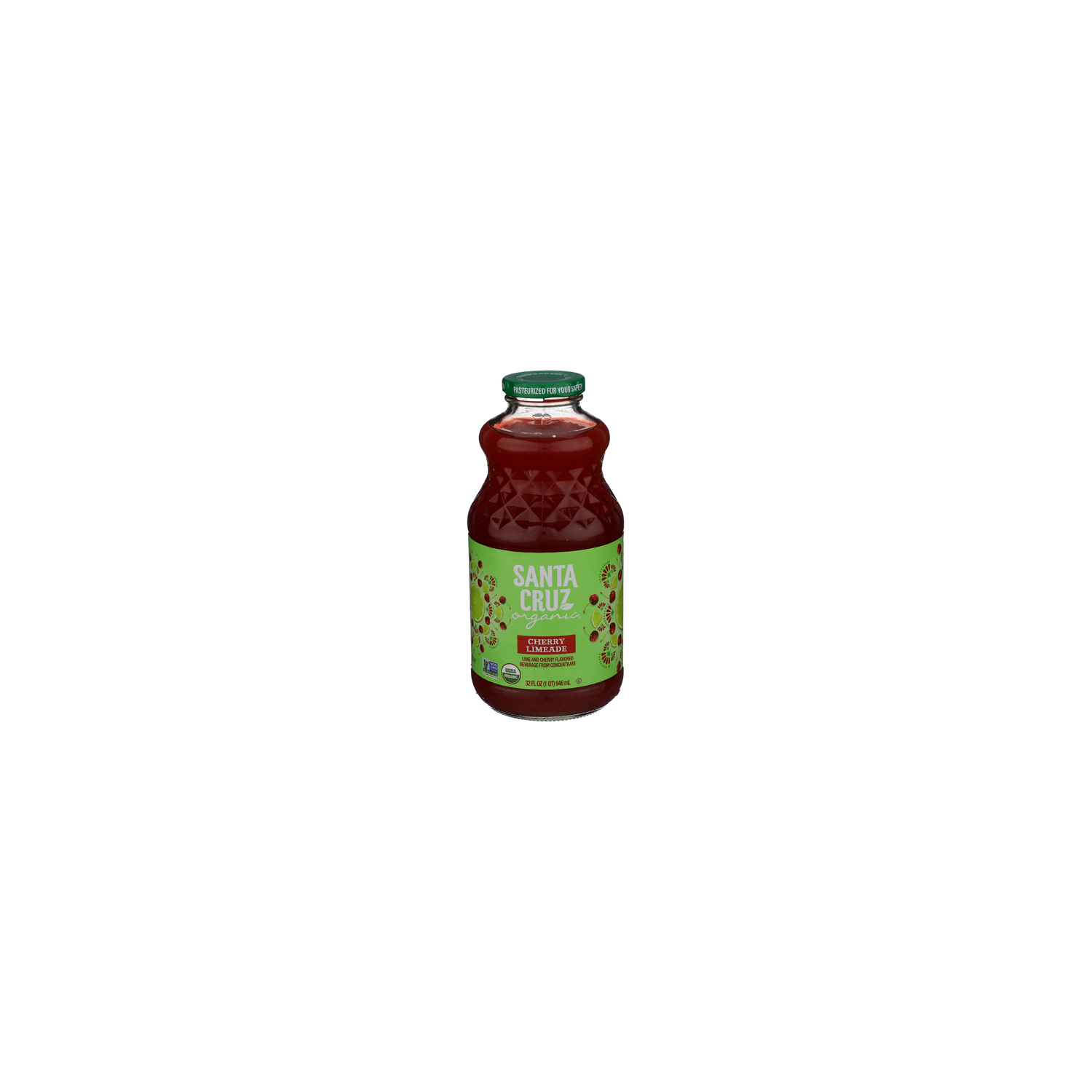 Santa Cruz Organic Cherry Limeade Fruit Juice Drink - 32 Fluid Ounce Image 1 of 4