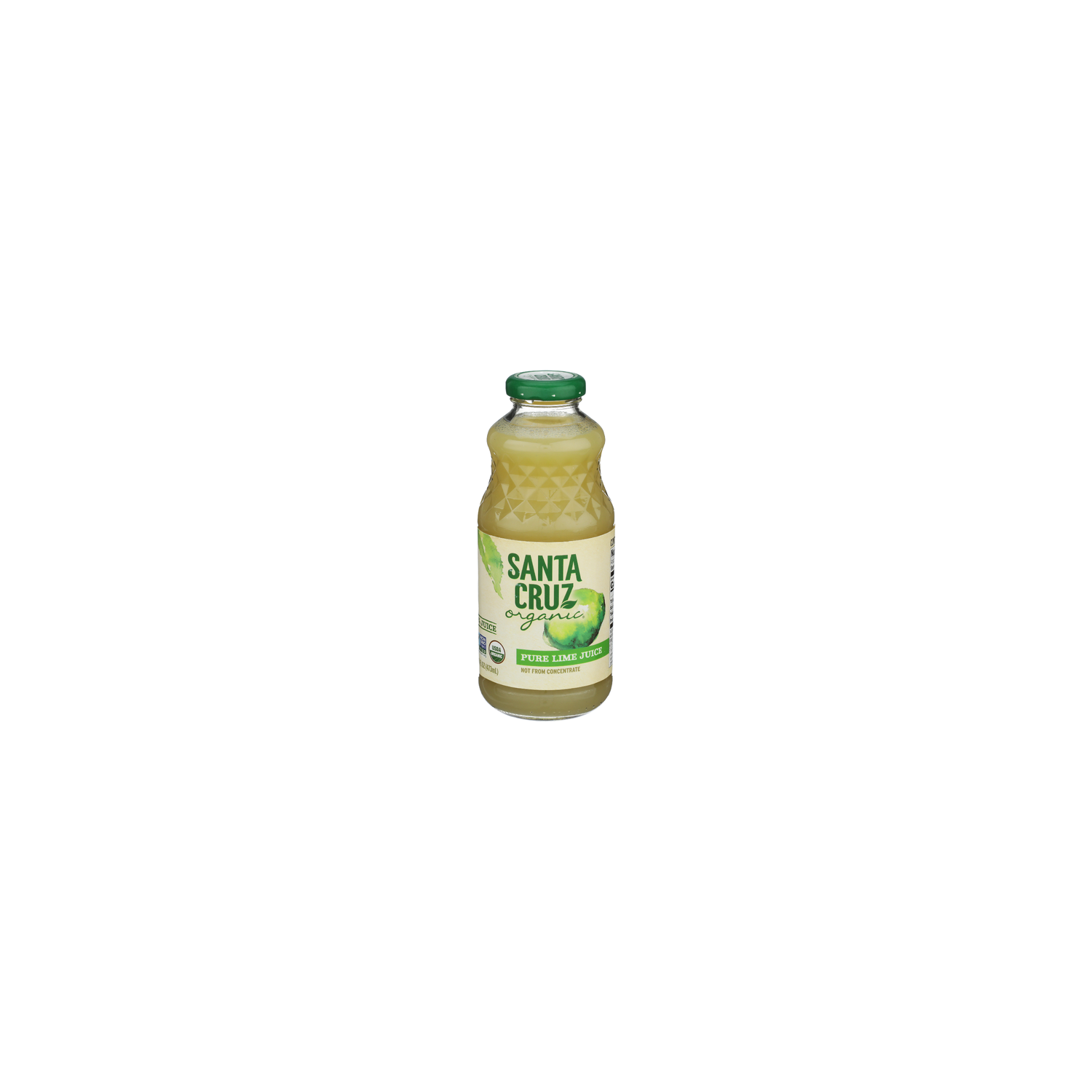Santa Cruz Organic Lime Shelf Stable Juice 100% - 16 Fluid Ounce Image 1 of 4