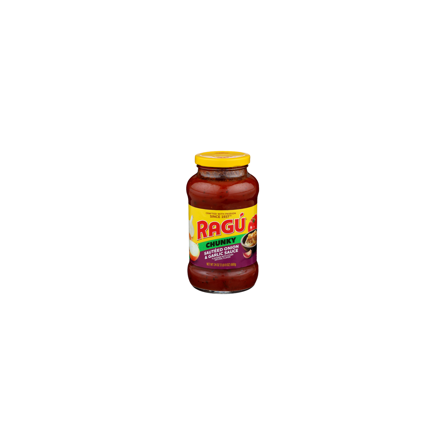 Ragu Chunky Sautéed Onion & Garlic Sauce - 24 Ounce Image 1 of 4