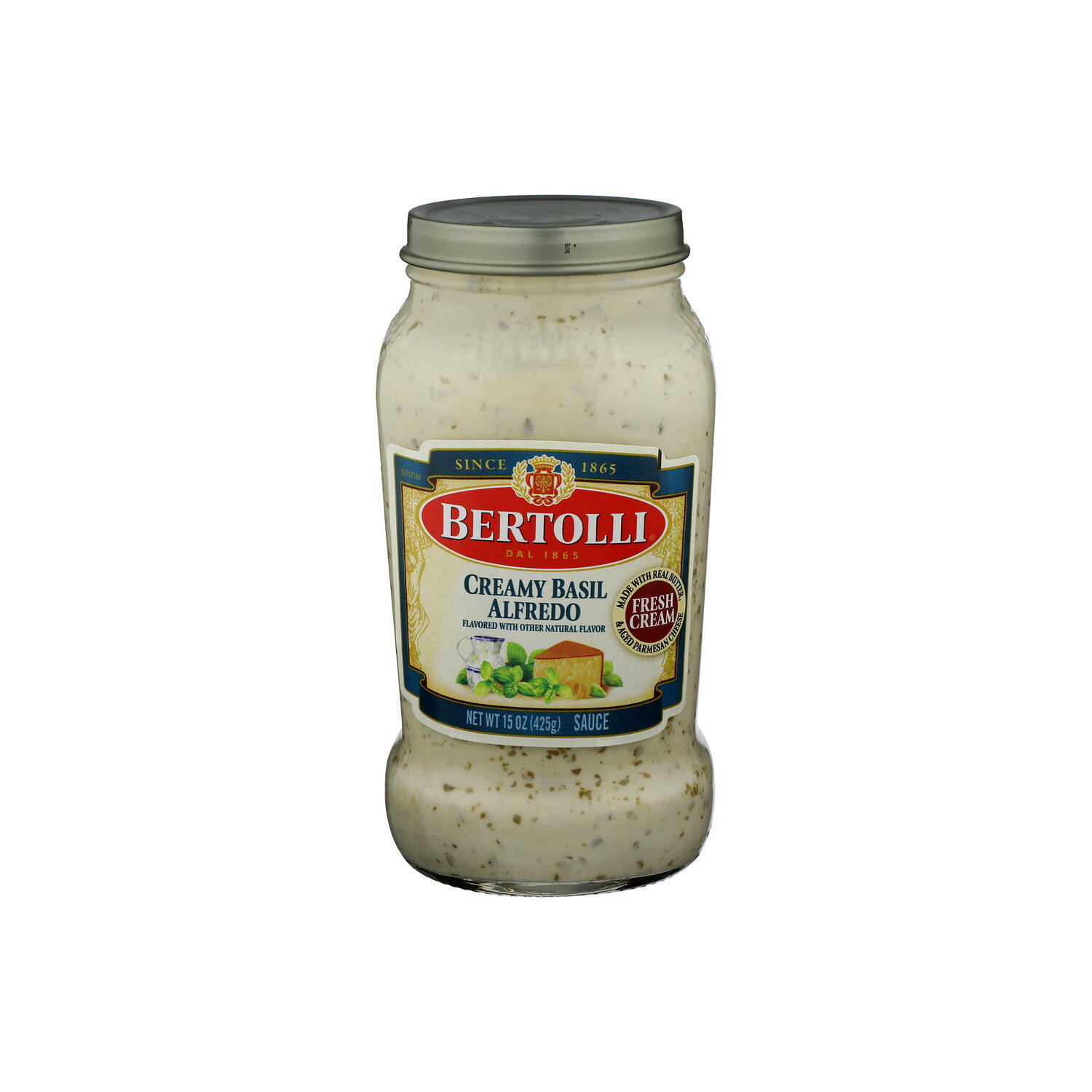 Conagra Brands Bertolli Creamy Basil Alfredo Sce - 15 Ounce Image 1 of 4
