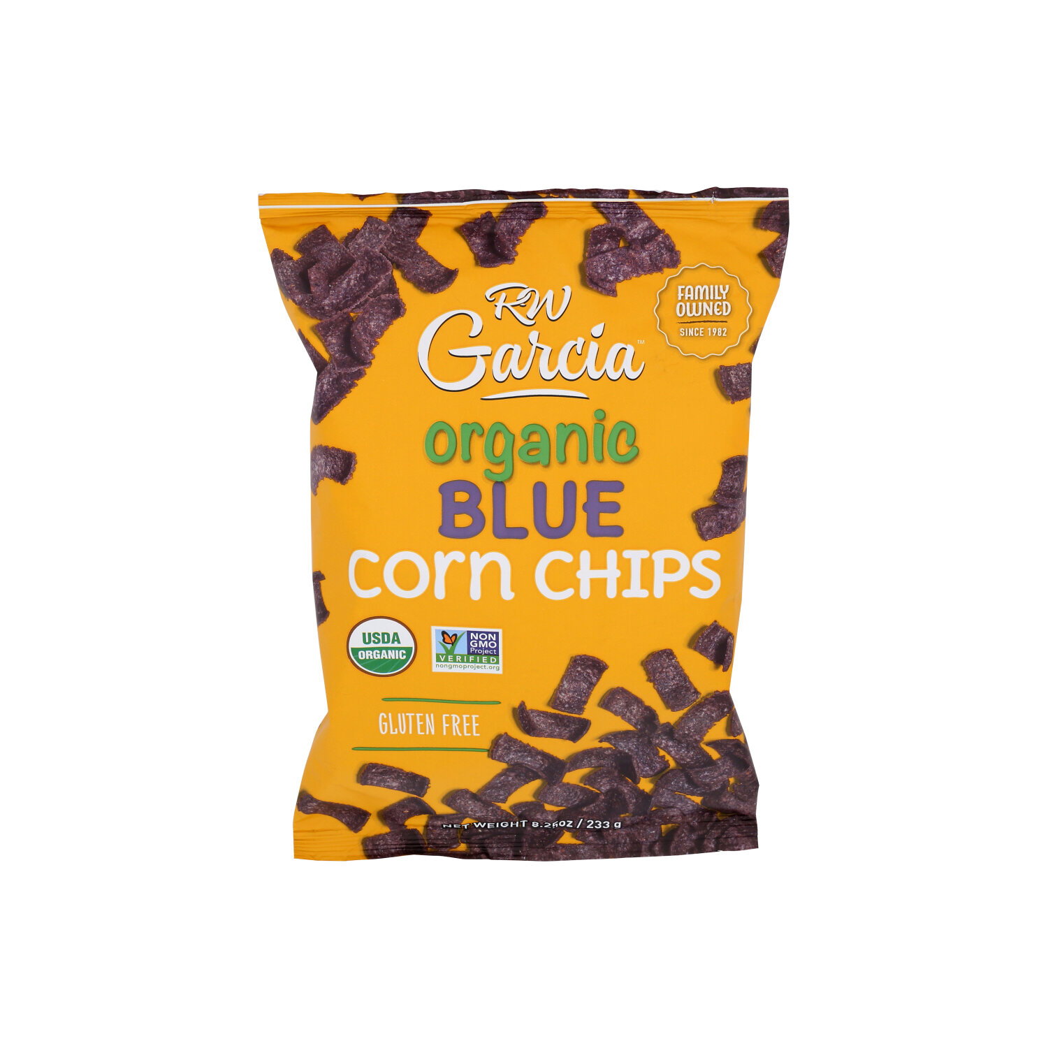 Rw Garcia Blue Corn Organic Chips - 8.25 Ounce Image 1 of 4