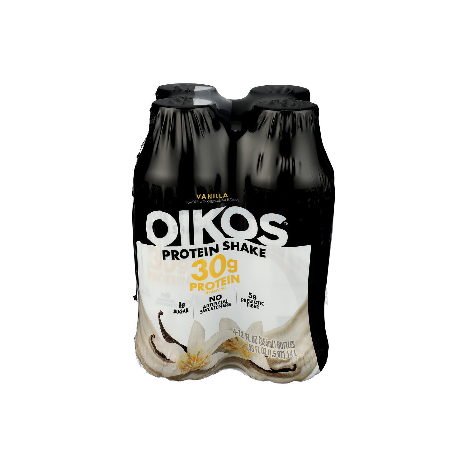 Oikos Vanilla Protein Shake - 12 Fluid Ounce - 4 Count Image 1 of 3
