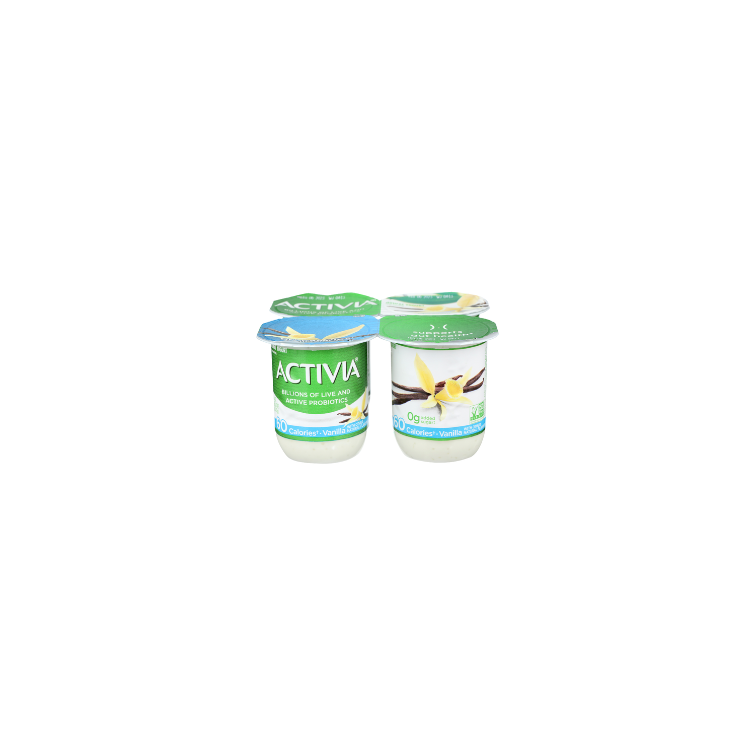Activia Vanilla Nonfat Yogurt - 4 Ounce - 4 Count Image 1 of 3