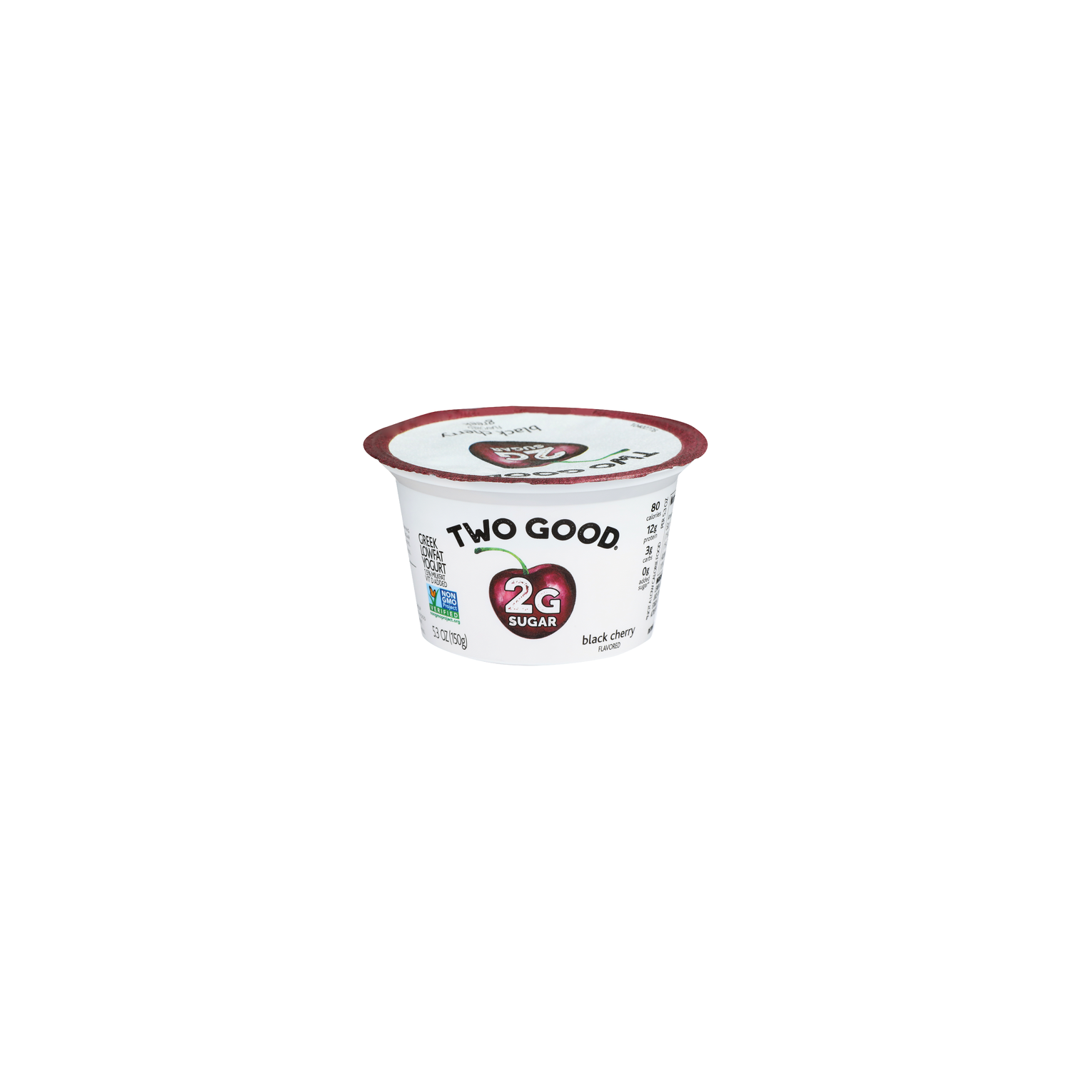 Two Good Black Cherry Flavored Greek Lowfat Yogurt - 5.3 Ounce Image 1 of 4