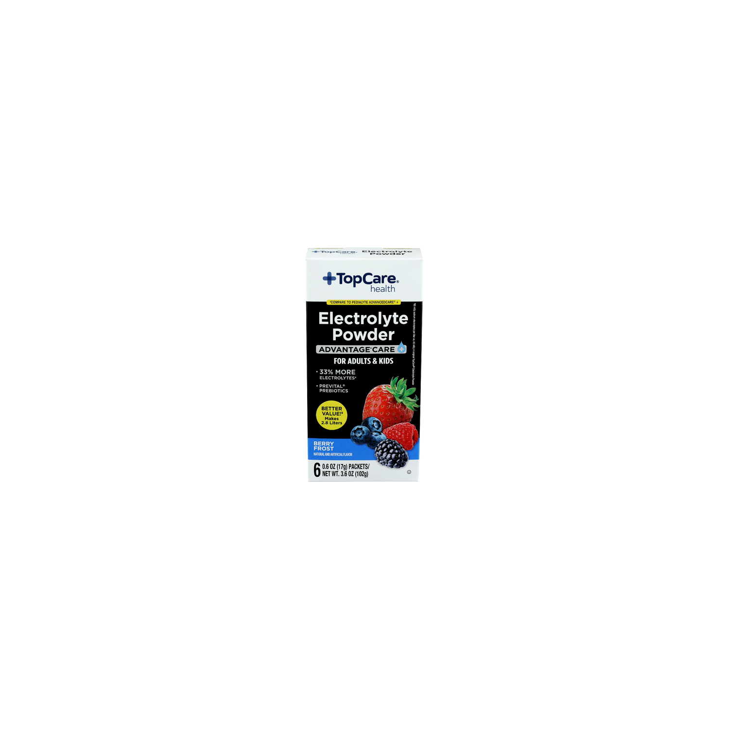 Top Care Health Berry Frost Electrolyte Powder - 0.6 Ounce - 6 Count Image 1 of 4