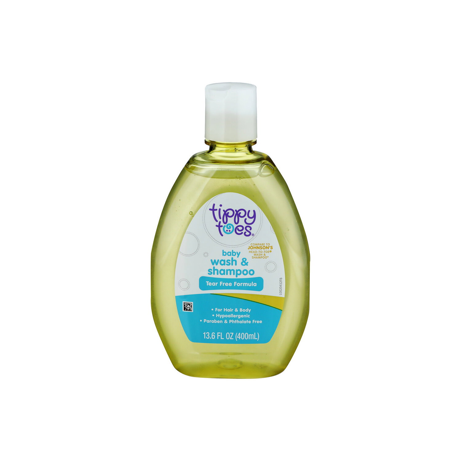 Tippy Toes Tear Free Formula Baby Wash & Shampoo - 13.6 Fluid Ounce Image 1 of 3