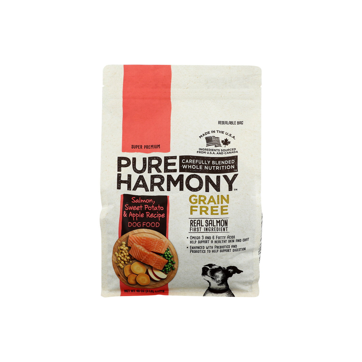 Pure Harmony Super Premium Salmon, Sweet Potato & Apple Recipe Dog