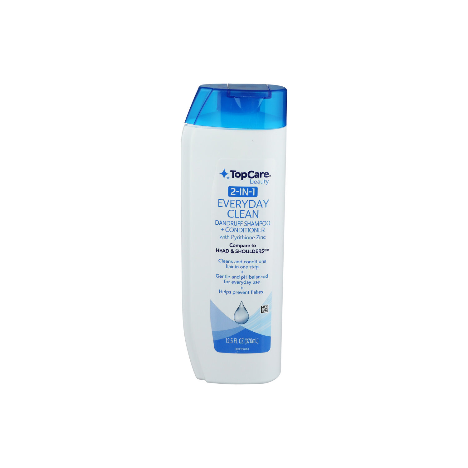Top Care Beauty 2-In-1 Everyday Clean Dandruff Shampoo & Conditioner - 12.5 Fluid Ounce Image 1 of 2