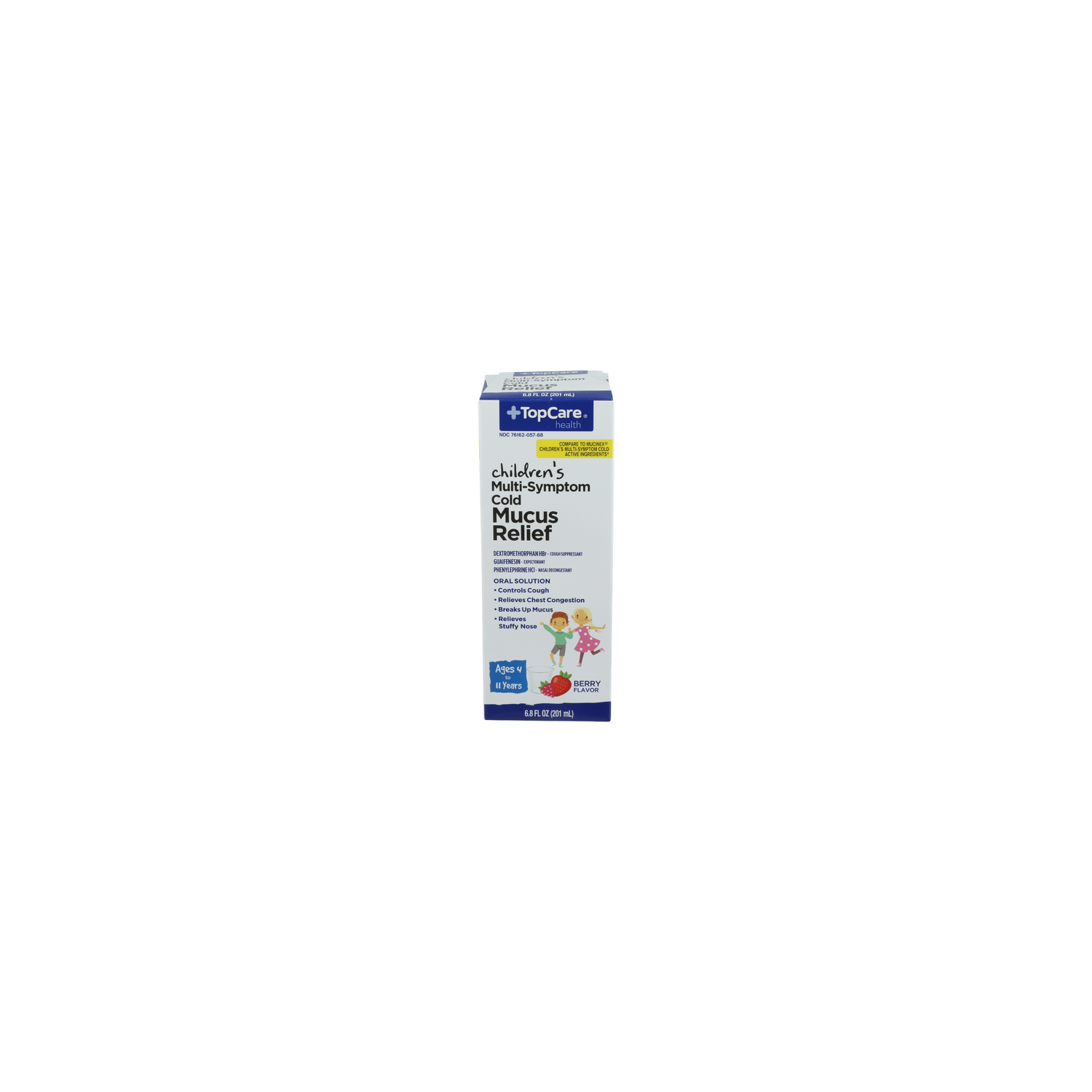 Top Care Health Berry Children's Mucus Relief Multi-Symptom Cold - 6.8 Fluid Ounce Image 1 of 2