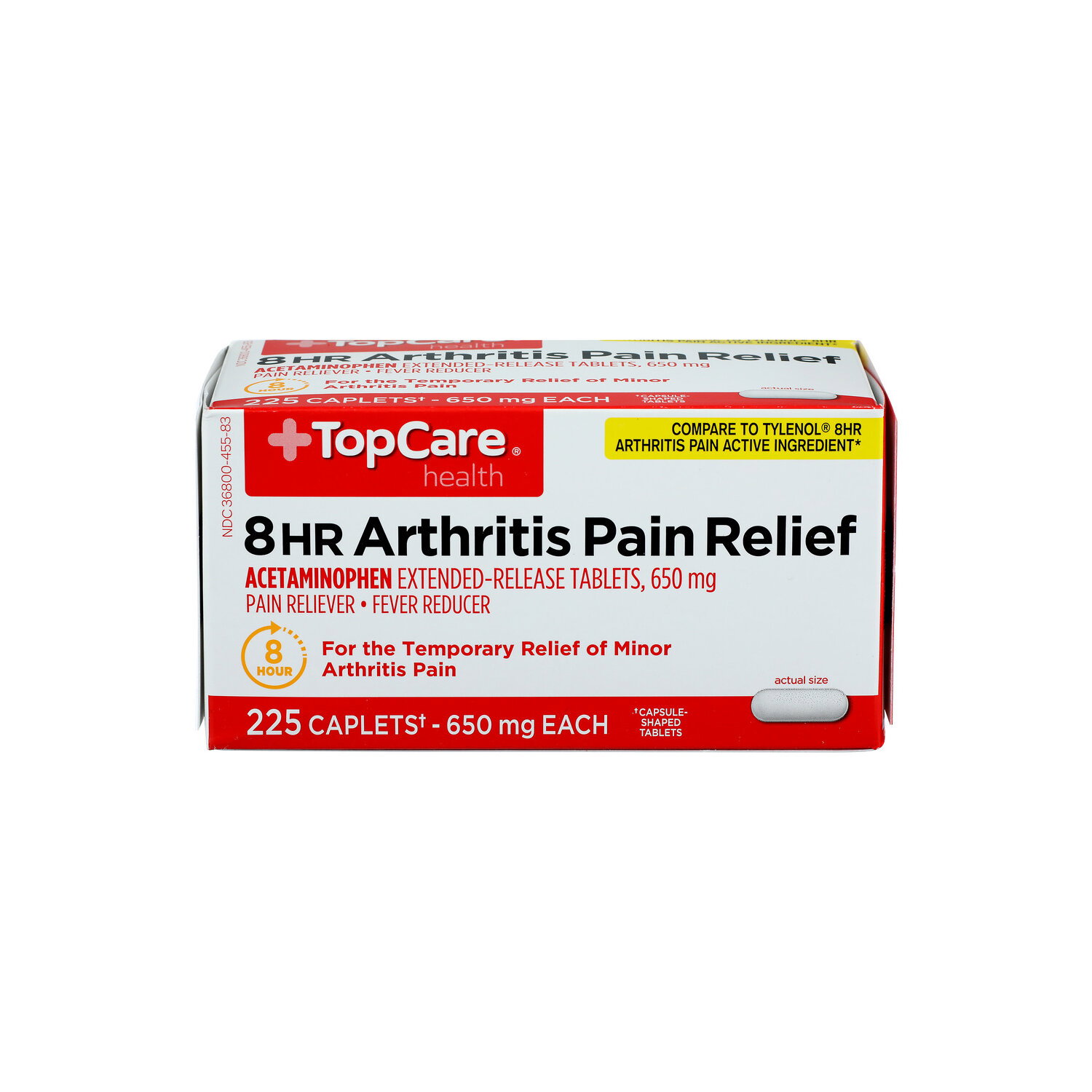 Top Care Health Arthritis Pain Relief Caplets - 225 Count Image 1 of 4
