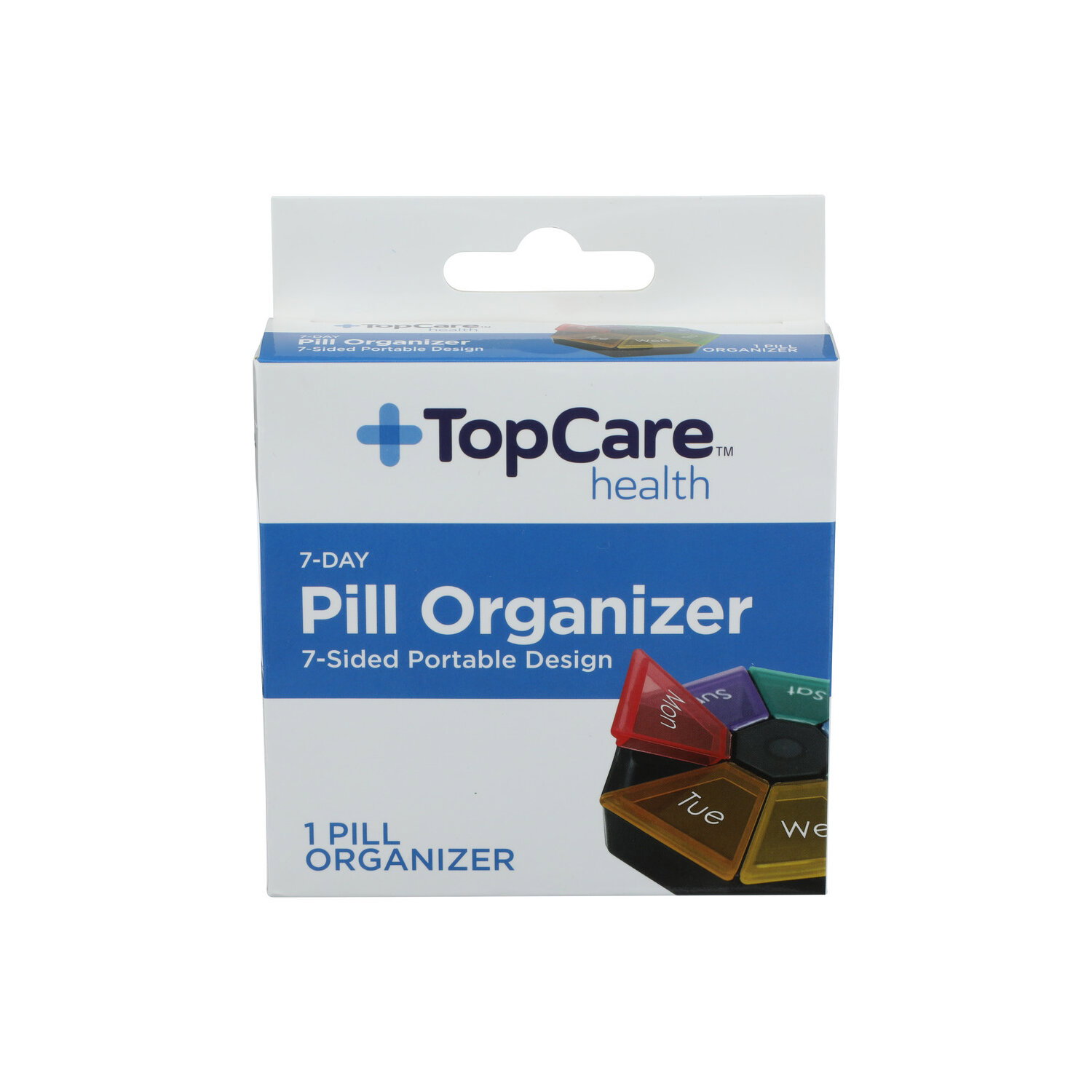 TopCare Health 7 Day Sided Pill Organizer - 1 Count Image 1 of 2