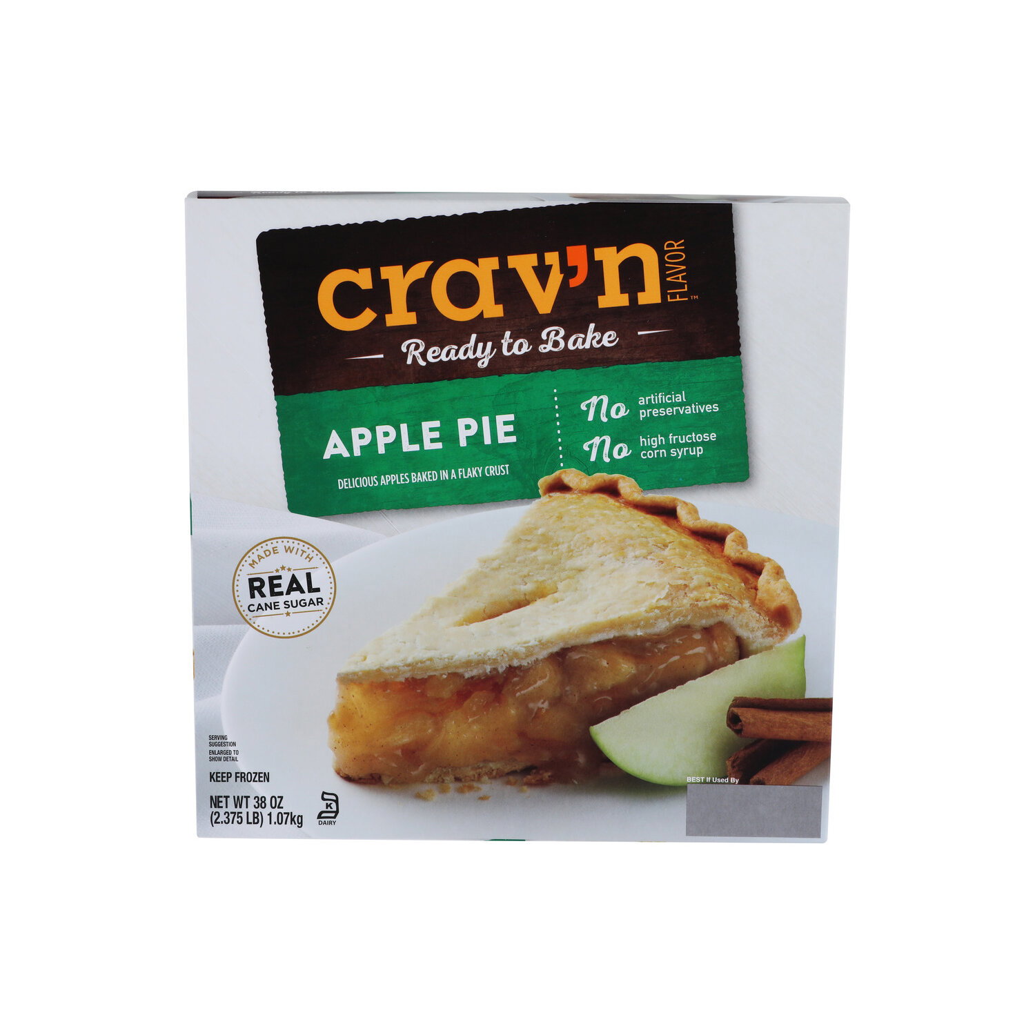 Crav'n Flavor Ready to Bake Apple Pie - 38 Ounce Image 1 of 4