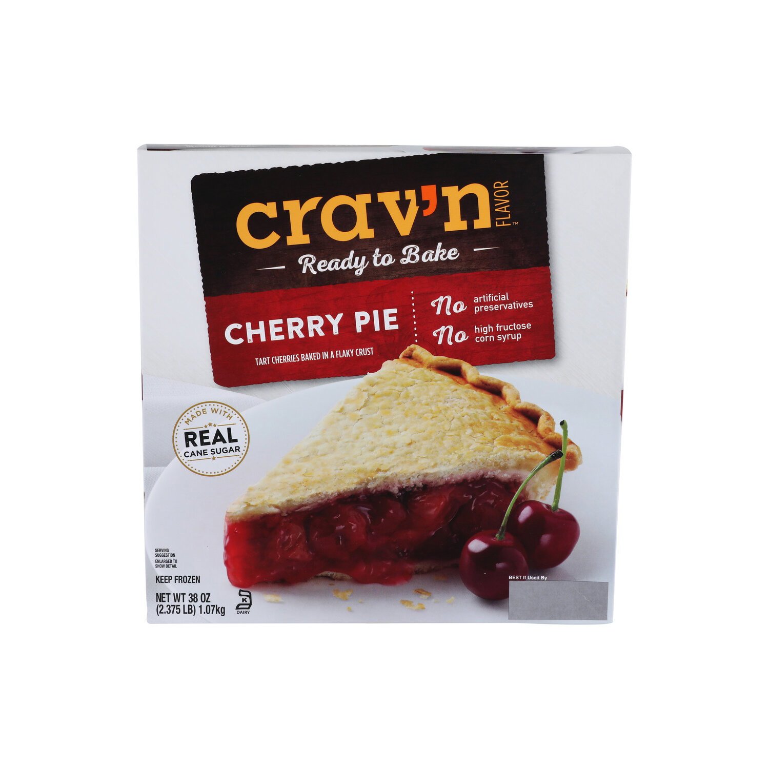 Crav'n Flavor Ready to Bake Cherry Pie - 38 Ounce Image 1 of 4