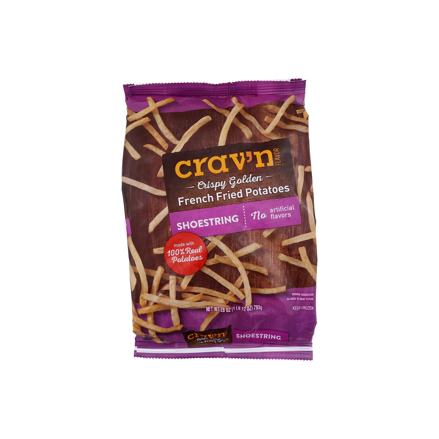 Crav'n Flavor Shoestring French Fried Potatoes - 28 Ounce Image 1 of 2