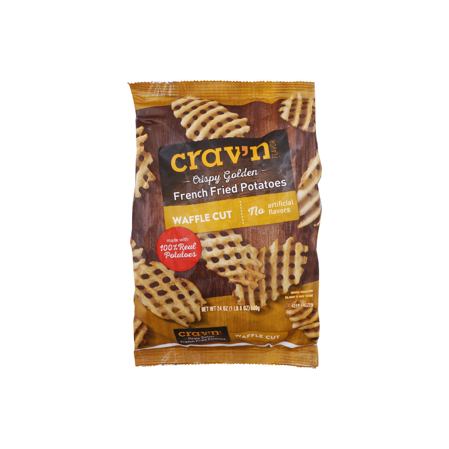 Crav'n Flavor Waffle Cut French Fried Potatoes - 24 Ounce Image 1 of 2