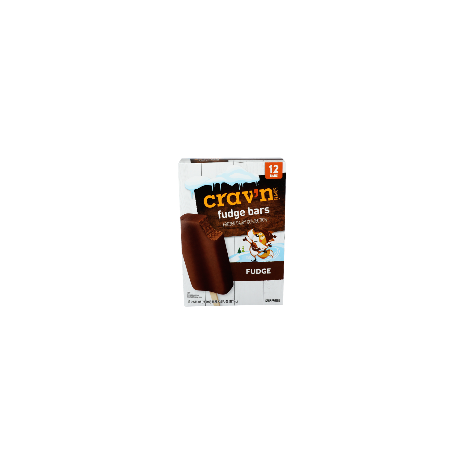 CRAV'N Flavor Cravn Fudge Bar - 2.5 Fluid Ounce - 12 Count Image 1 of 4