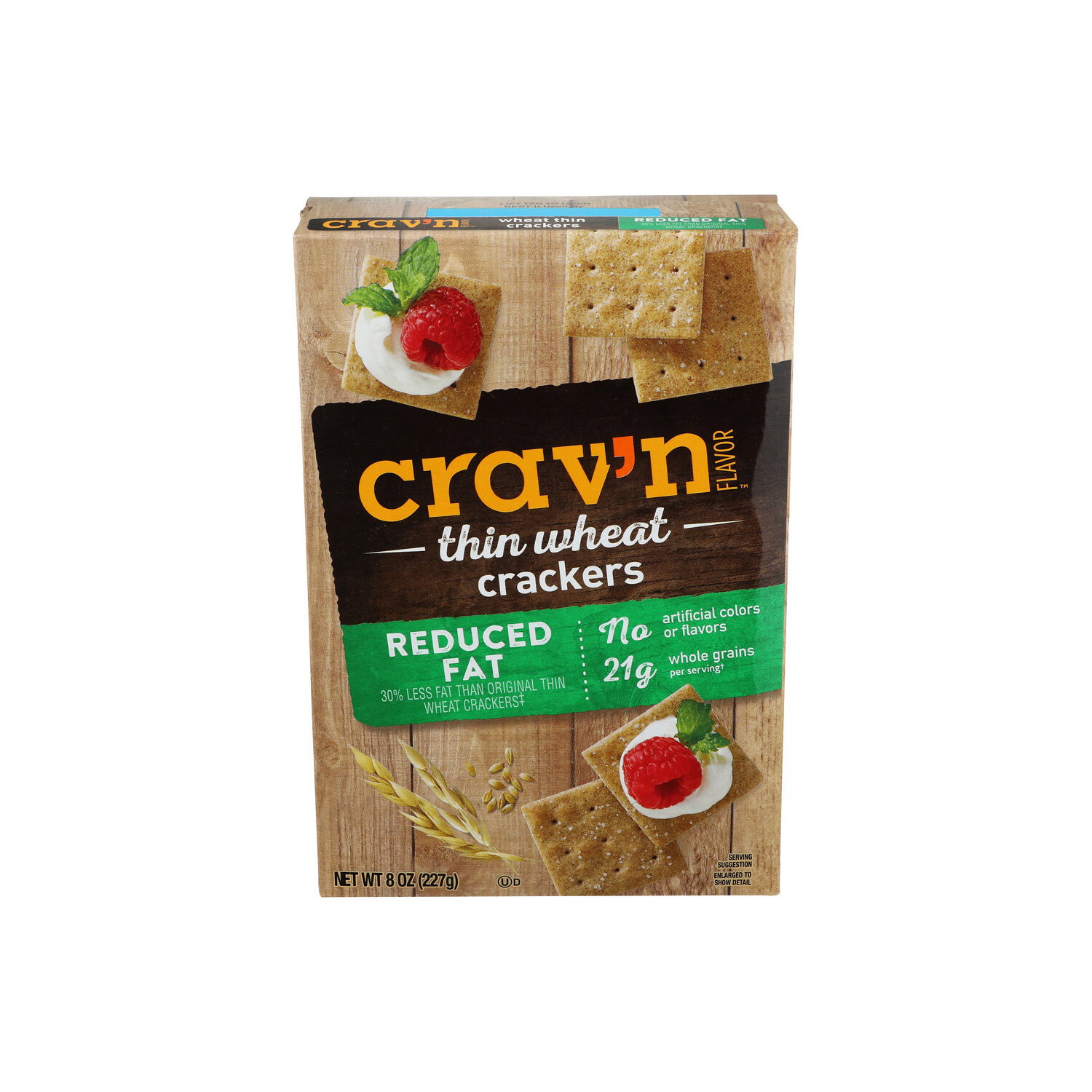 Crav'n Flavor Reduced Fat Thin Wheat Crackers - 8 Ounce Image 1 of 4