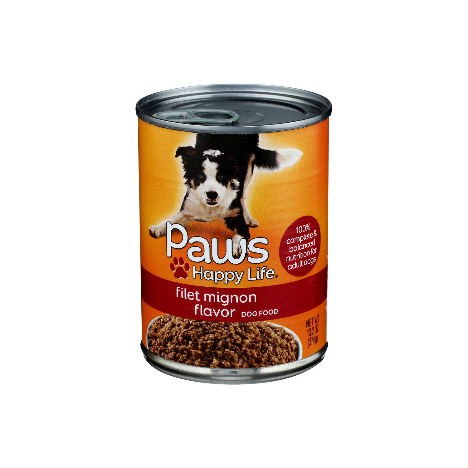 Paws Happy Life Filet Mignon Flavor Dog Food - 13.2 Ounce Image 1 of 3