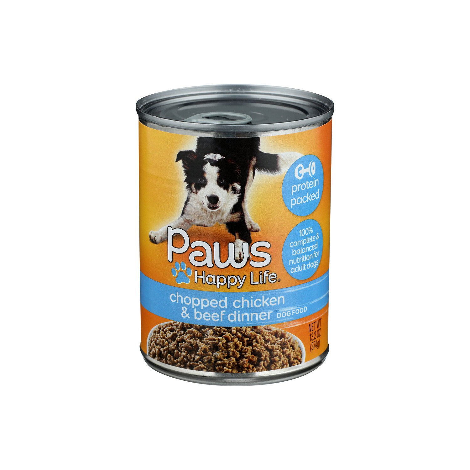 Paws Happy Life Chopped Chicken & Beef Dinner Dog Food - 13.2 Ounce Image 1 of 4