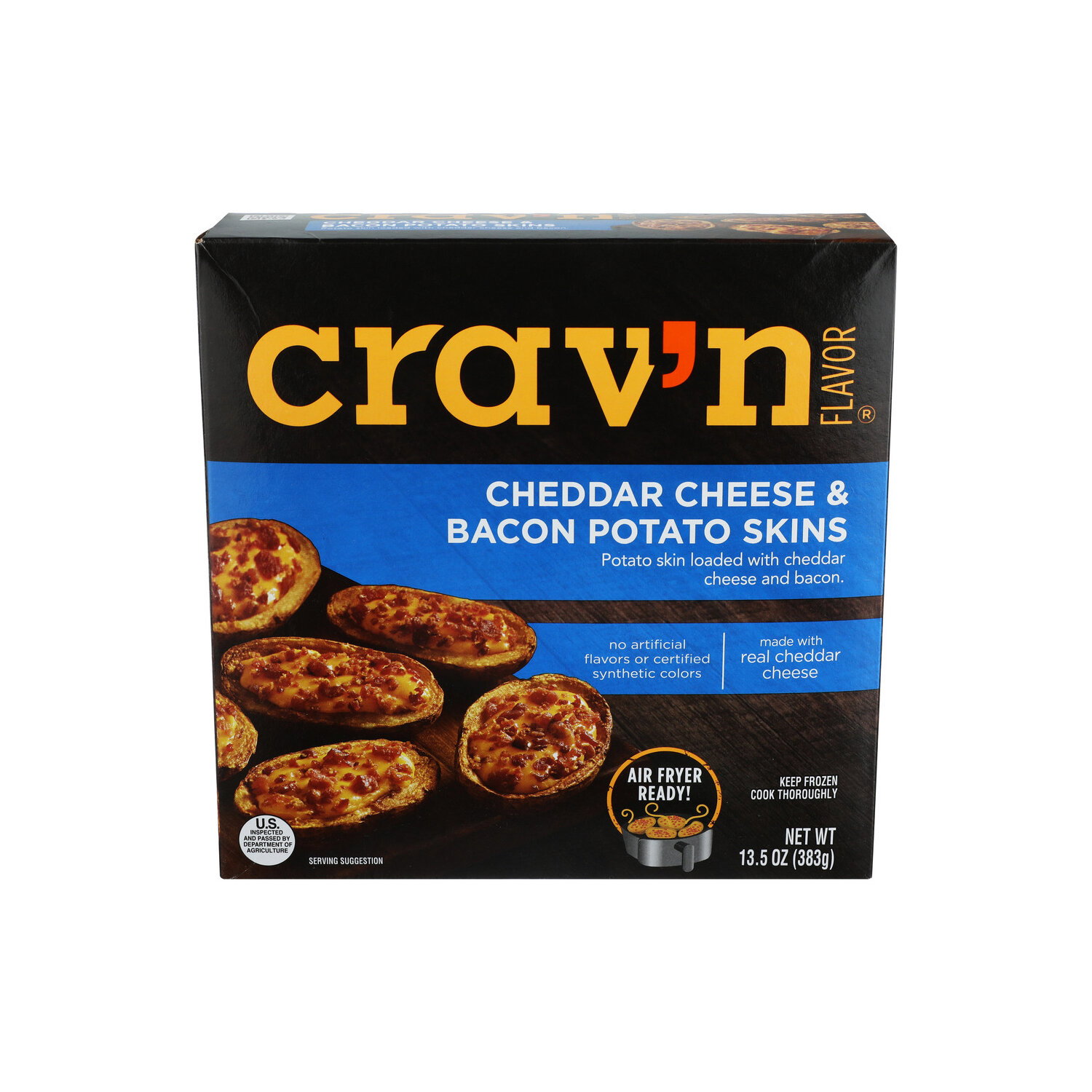 Crav'n Flavor Cheddar Cheese & Bacon Potato Skins - 13.5 Ounce Image 1 of 4