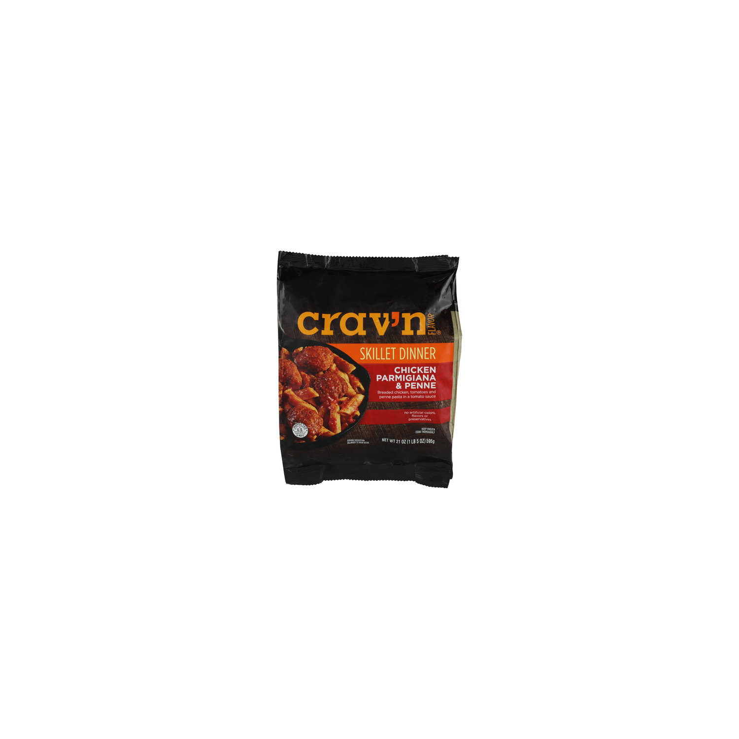 CRAV'N Flavor Chicken Parmesan Penne Skillet Dinner - 21 Ounce Image 1 of 4
